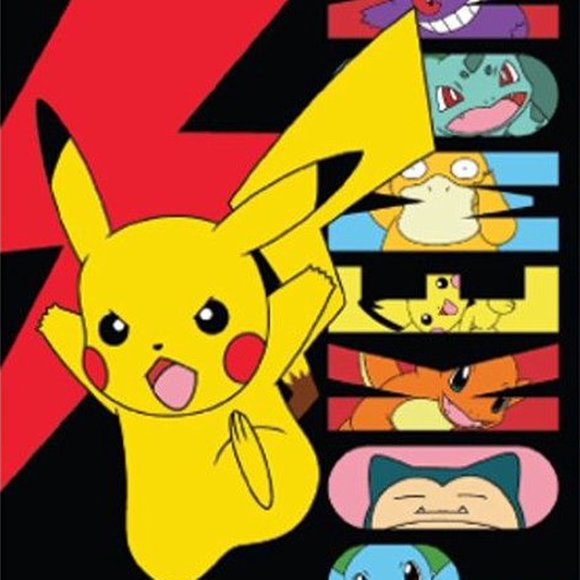 Pokemon Battle Bot Silk Touch Throw Blanket 40 x 50 Inches - Picture 3 of 5